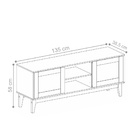 Home Para Tv Queen Cedro Champagne