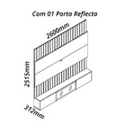 Home Para Tv Reflecta Led Soberano 260 Off White Verde - Geli
