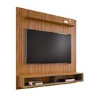 Home Para Tv Ripado Até 60 Polegadas Curry 220 Cedro Cinza Pé