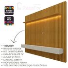 Home Para Tv Ripado Com Led Nobre Clean 230 Naturale Off Whit