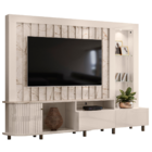 Home Para Tvs 70" 2 Gavetas Derby Calacata Off White