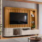 Home Para Tvs 70" 2 Gavetas Derby Naturale Off White