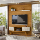 Home Para Tvs 75" Com 2 Portas Brémen Cinamomo Off White