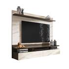 Home Para Tvs Até 55 Polegadas Suspenso Odessa Cacau Carrara