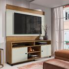 Home Para Tvs Até 60 Polegadas California Freijó Cinza Cristal