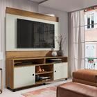 Home Para Tvs Até 60 Polegadas California Freijó Cinza Cristal