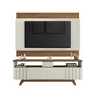 Home Para Tvs Até 60 Polegadas Compton Freijó Cinza Cristal