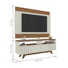 Home Para Tvs Até 60 Polegadas Compton Freijó Cinza Cristal