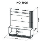 Home Rack + Painel Para Tv 1 90m 1 Porta 2 Nichos Ho1005 Tecn
