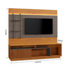 Home Ravena Ripado C/led 1 Porta Tv 65 Mavaular