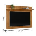 Home Ripado Para Tv Até 75' Com Led Newberrytauari Off-white