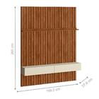 Home Ripado Para Tvs Hendrick Cinamomo Off-white