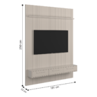 Home Ripado Tvs Até 75 Polegadas Toulose Off White