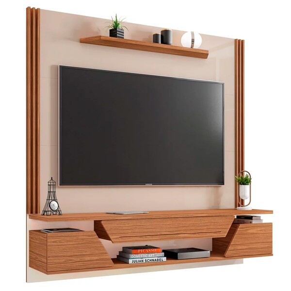 Home Suspenso 2 Portas 1 Gaveta Tv Até 60 Pol. 1.80 Valley C1