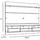 Home Suspenso Angra Com Espelho Branco - Mirarack