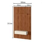 Home Suspenso Arcade Ripado 149,4 Cm Com 1 Gaveta Para Tv Até