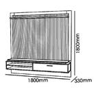 Home Suspenso Arcade Ripado Para Tv Até 75” - Pr Móveis