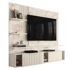 Home Suspenso Atenas Tv 65 3 Portas Calacata Off White Bnn De