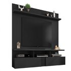 Home Suspenso Bahamas Espresso Móveis Preto Velluto