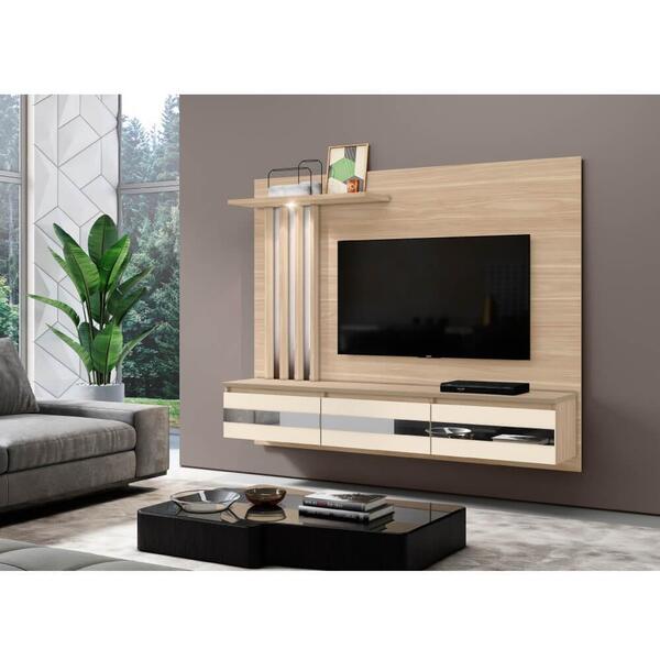 Home Suspenso Barcelona Tv 58" C/ 3 Portas E Led - Macchiato