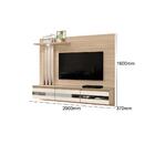 Home Suspenso Barcelona Tv 58" C/ 3 Portas E Led - Macchiato