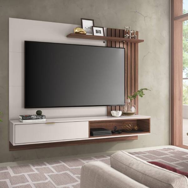 Home Suspenso Camille 160cm Tv 60" Off White Nogueira Real Ta