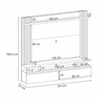 Home Suspenso Cosmo Nature / Off White - Hb Móveis