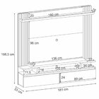 Home Suspenso Cosmo Para Tv Até 55” - Hb Móveis