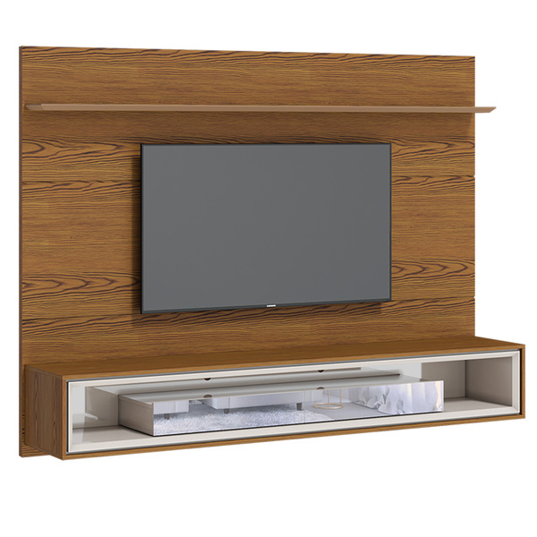 Home Suspenso Decorativo 180cm Com Espelho Reyna Freijó/off W