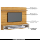 Home Suspenso Decorativo 180cm Com Espelho Reyna Nature/off W