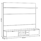 Home Suspenso Decorativo 182cm Sage Branco Acetinado G29 - Gr