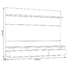 Home Suspenso Decorativo 218cm Callie Branco Acetinado G29 -