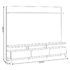 Home Suspenso Decorativo 218cm Easton Freijó/off White G29 -