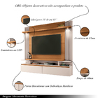 Home Suspenso Decorativo Picon Para Tv Até 55 Pol Cinamomo/of