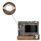 Home Suspenso Emirados 180cm Tv 58" Grigio Noce Milano Bnn De