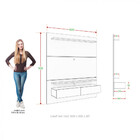 Home Suspenso Fabuloso 160cm P/tv Até 60" Natural/off White -