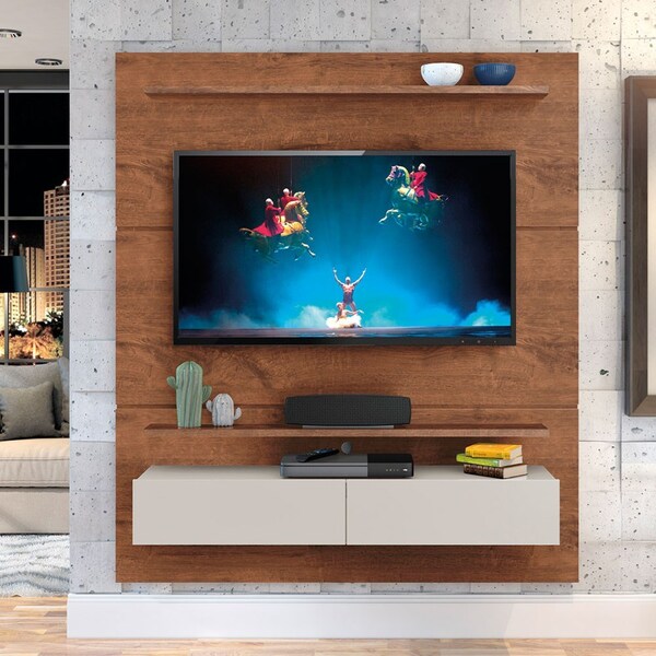 Home Suspenso Fabuloso 160cm P/tv Até 60" Natural/off White -