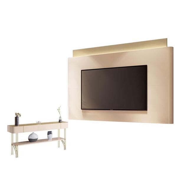 Home Suspenso Galax Com Aparador Vivant Champanhe Off White -