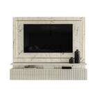 Home Suspenso Olimpia Tv 75 2 Gavetas Calacata Off White Bnn