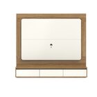 Home Suspenso Oslo 1.8 Para Tv Até 75’’ Off-white Gloss/freijó