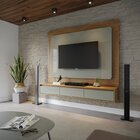 Home Suspenso Oslo 2.2 Para Tv Até 75’’ Grigio Gloss/freijó