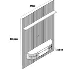 Home Suspenso Para Tv 65 Polegadas 2 Portas New Cassino Calac
