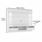 Home Suspenso Para Tv Até 60 Polegadas Com Led E Gavetas Angr