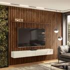 Home Suspenso Para Tvs Ripado Sigrun Palisandro Off-white