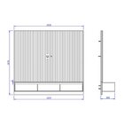 Home Suspenso Ripado Para Tv Até 75 Polegadas Aden 1.8 Freijó