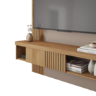 Home Suspenso Ripado Para Tvs 55 Polegadas Fendi Buriti