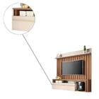Home Suspenso Self Tv 55" 160cm 1 Porta Nature Off White Tana