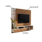 Home Suspenso Venice Para Tv 58" Com Espelho - Nature