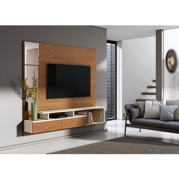 Home Suspenso Venice Para Tv 58" Com Espelho - Nature