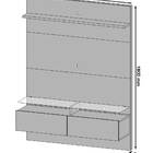 Home Suspenso Vidratto 1.8 Nature Com Off White - Imcal Móveis